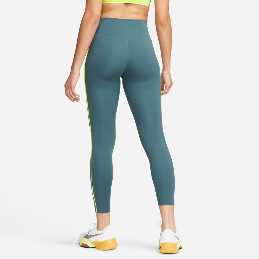 NA-S39 (Womens nike one drifit mid rise 7/8 tights ash green/atomic green/white) 92294348 NIKE