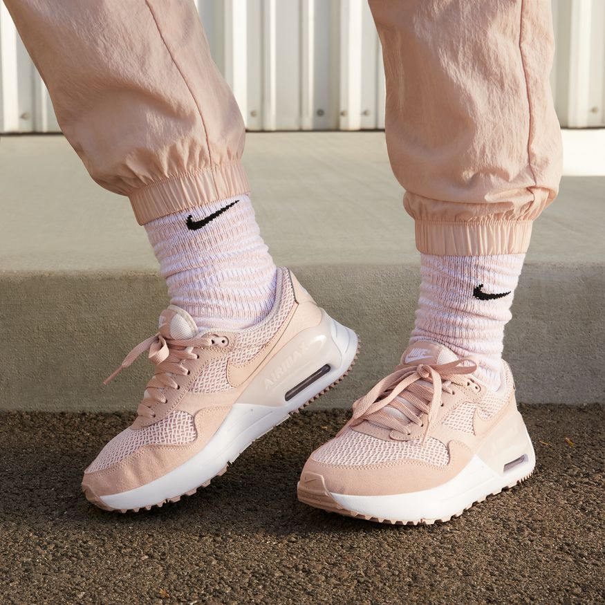 N-Z132 (Nike women air max systm barely rose/pink oxford/light soft pink) 122299207 NIKE