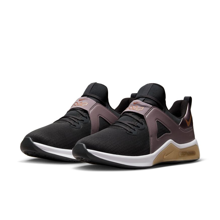 N-K133 (Nike womens air max bella trainer 5 dark smoke grey/metallic copper) 122298696 NIKE