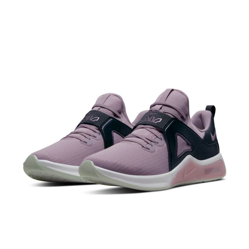 N-V129 (Wmns nike air max bella trainer 5 premium plum fog/off noir/white) 62298696 NIKE