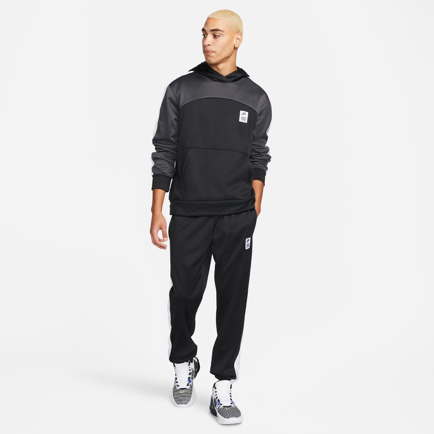 NA-X38 (Nike therma fit starting 5 fleece pant black/white/dark smoke grey) 82294348 NIKE