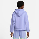 NA-V39 (Womens nike drifit basketball pullover hoodie light thistle/ghost green) 92297673 NIKE