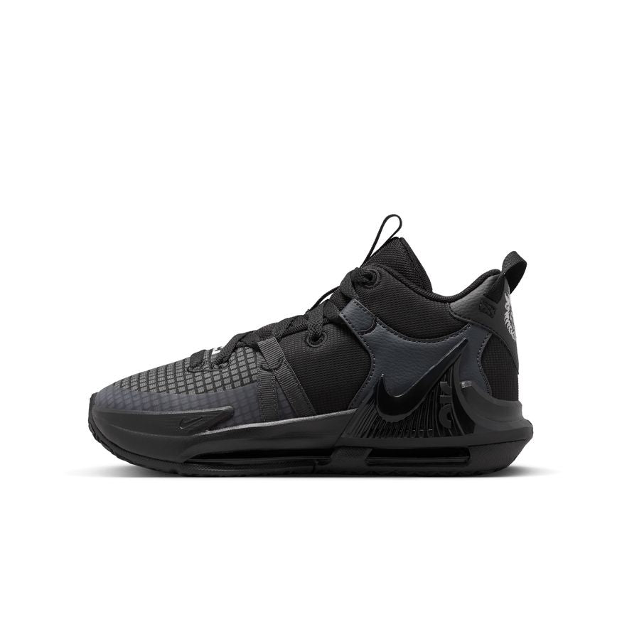 N-U133(LeBron Witness 7 Big Kids' Basketball Shoes Black/Anthracite/White) 12397673 NIKE