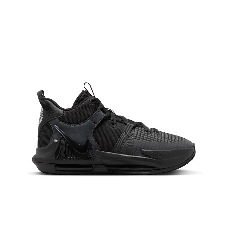 N-U133(LeBron Witness 7 Big Kids' Basketball Shoes Black/Anthracite/White) 12397673 NIKE