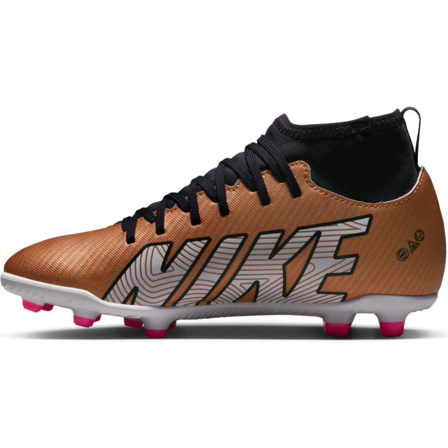 N-U132 (Nike jr superfly 9 club fg/mg metallic copper) 112294604 NIKE