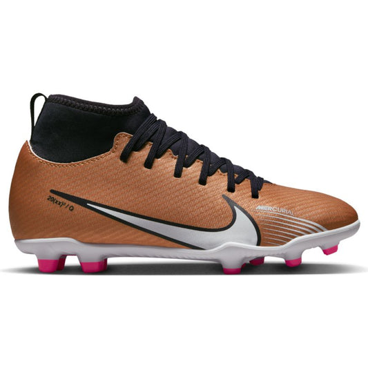 N-U132 (Nike jr superfly 9 club fg/mg metallic copper) 112294604 NIKE