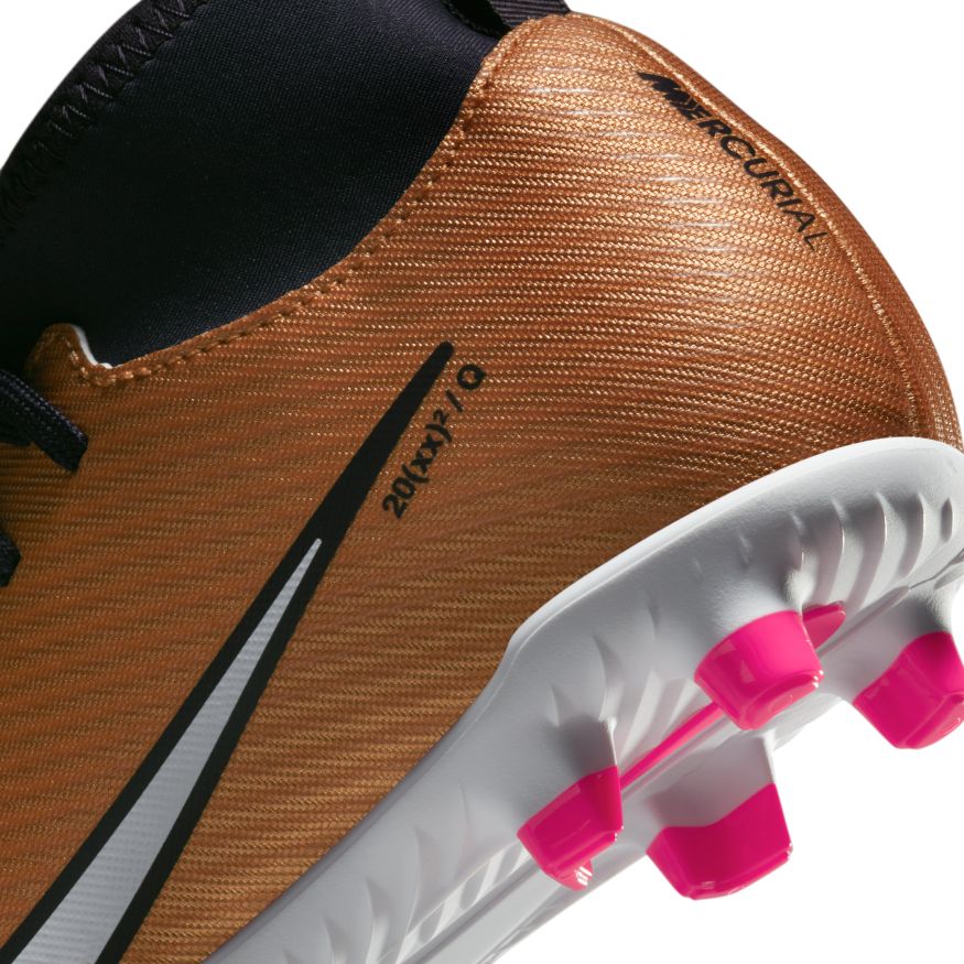 N-U132 (Nike jr superfly 9 club fg/mg metallic copper) 112294604 NIKE