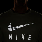 NA-O39 (Nike drifit tee run division cargo khaki/white) 92292813 NIKE