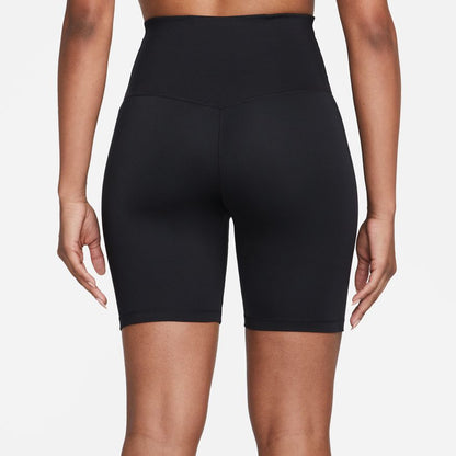 NA-H42 (Women nike one dri fit high rise inch short tights black/white) 32293069