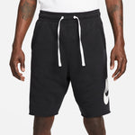 NA-B42 (Nike club alumni mens french terry shorts black/white) 22394604 NIKE