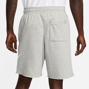 NA-C42 (Nike club alumni mens french terry shorts dark grey heather/white) 22394604 NIKE
