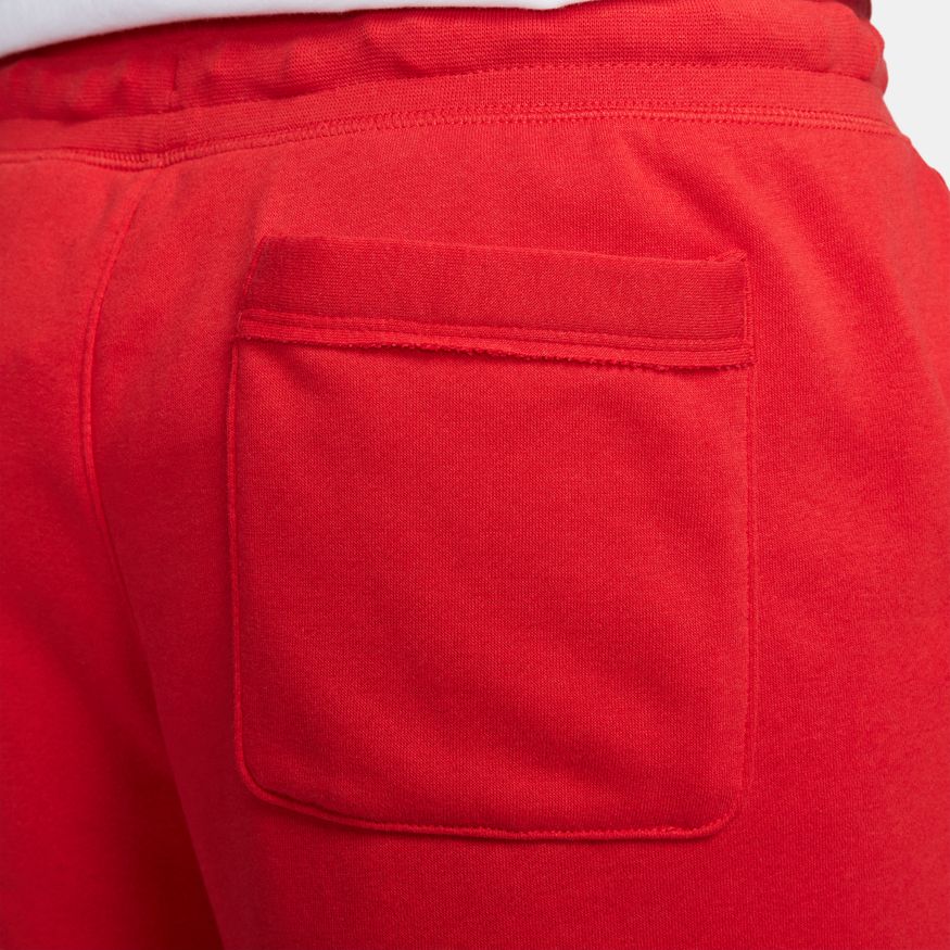 NA-N41(Nike Club Alumni Men's French Terry Shorts University Red/White/White) 12394604 NIKE