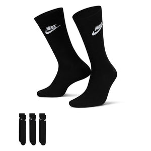 NA-T35 (U nike sportswear everyday essential crew socks black/white) 32291279 NIKE