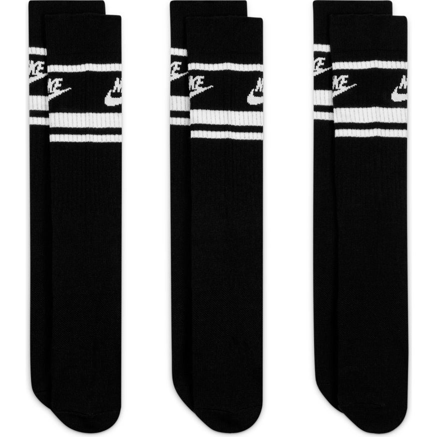 NA-C34 (Nike sports wear everyday essential crew socks black/white) 12291279 NIKE