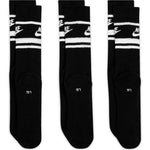 NA-C34 (Nike sports wear everyday essential crew socks black/white) 12291279 NIKE
