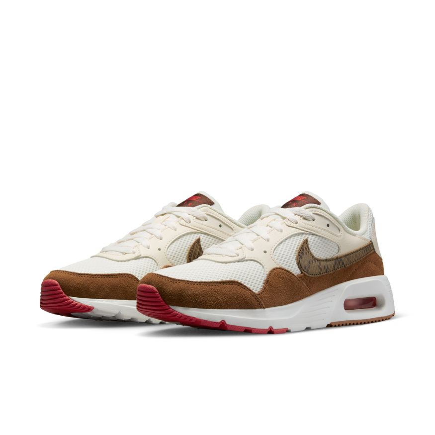 N-D134 (Nike womens air max sc pale ivory/picante red/summit white) 12398184 NIKE