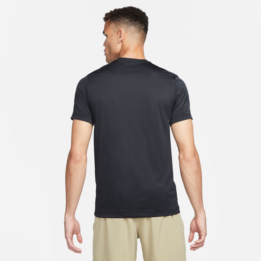 NA-D42 (Nike dri fit mens fitness tee camo black) 32392558 NIKE