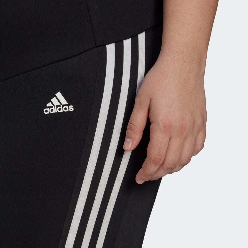 AA-G12 (Designed to move high rise 3-stripe 7/8 sport tights black/white) 102193585 ADIDAS