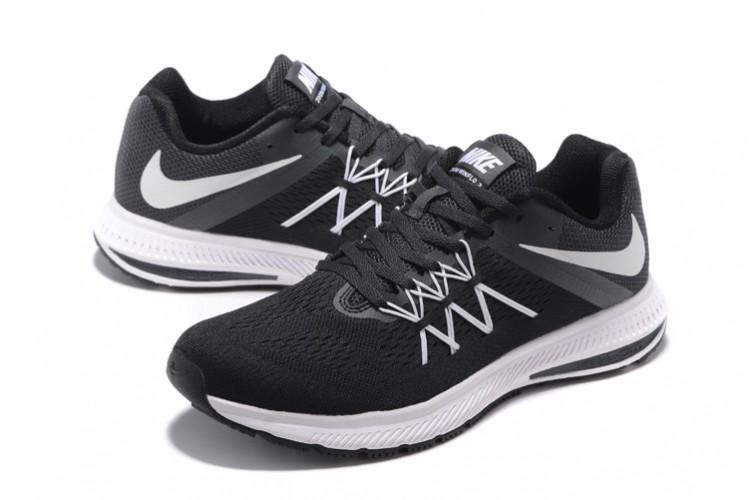 N-E89 (Zoom winflo 3 black/white) 61698184 - Otahuhu Shoes