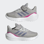 A-I61 (EQ21 running shoes grey/sonic ink/shock pink) 82194605 - Otahuhu Shoes