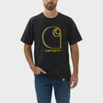 CHA-Z3 (Carhartt relaxed fit heavyweight short sleeve graphic t-shirt black) 12292875 CARHARTT