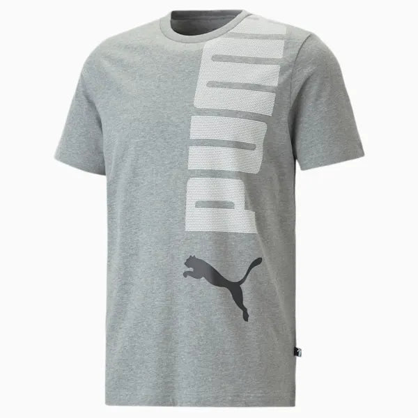 PA-X7 (Puma essentials + logo lab tee medium grey/heather) 32292250 PUMA