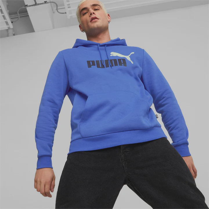 PA-S8 (Puma essentials + 2 colour big logo fleece hoodie royal sapphire) 82394500 PUMA