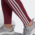 AA-O12 (Adidas essentials 3-stripe leggings plus size victory crimson/white) 112192815 ADIDAS