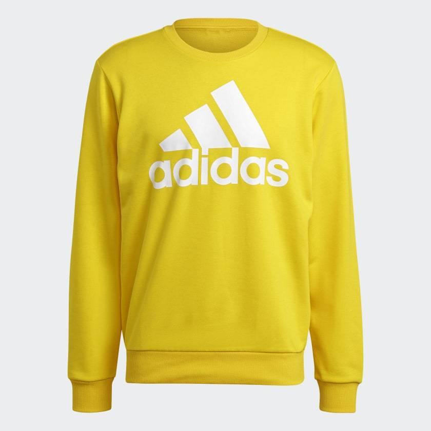 AA-R10 (M essential big logo sweatshirt yellow/white) 62194095 - Otahuhu Shoes