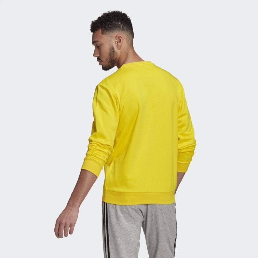 AA-R10 (M essential big logo sweatshirt yellow/white) 62194095 - Otahuhu Shoes