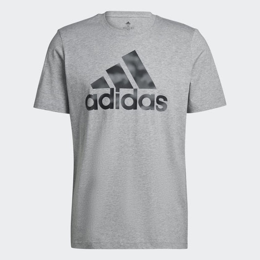 AA-X17 (ESSENTIALS CAMO PRINT TEE Medium Grey Heather) 12392560 ADIDAS
