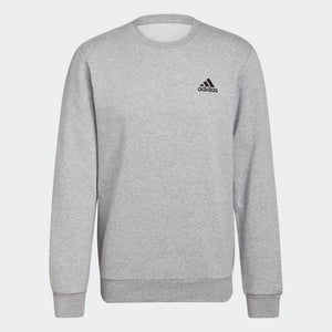 AA-F12 (Essential feelcozy sweatshirt medium grey heather/black) 102194095 ADIDAS
