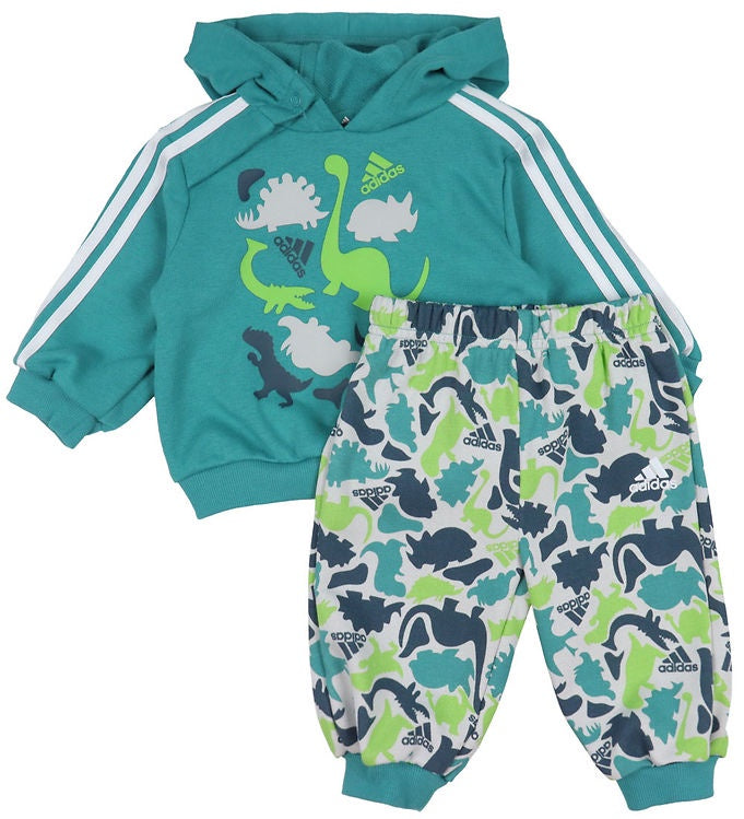 AA-Q21 (Adidas dino camo all over print french terry jogger set) 82394329 ADIDAS