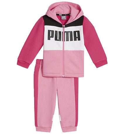 PA-G10 (Puma minicats colorblock jogger top and bottom set infants fast pink ) 22494000