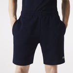LCA-Q15 (Lacoste cotton fleece shorts navy) 22396087 LACOSTE