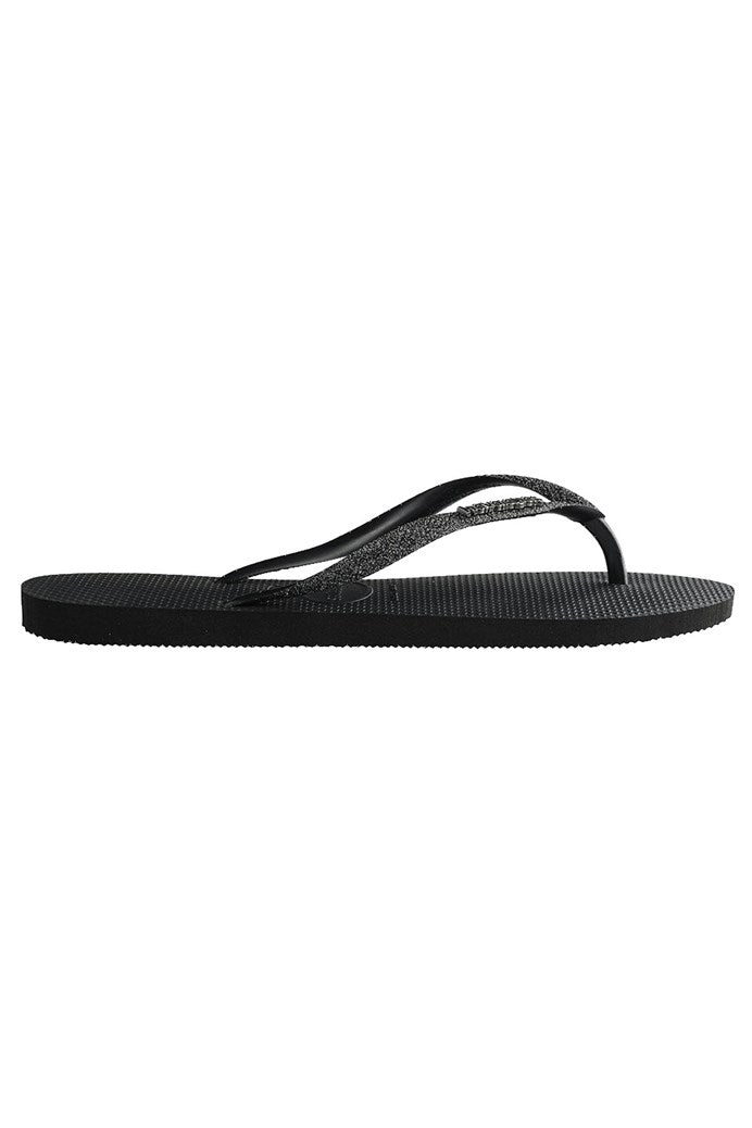 HA-WL7 (Havaianas glitter logo metallic black/dark grey) 112292350 HAVAIANAS