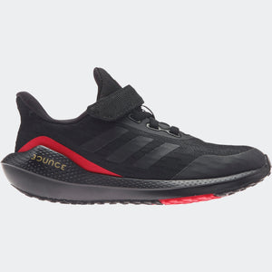 A-J60 (Eq21 run el kids carbon black/vivid red) 62195115 - Otahuhu Shoes
