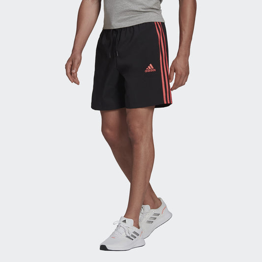 AA-H13 (Adidas aeroready essentials chelsea 3-stripe shorts black/semtur) 122192560 ADIDAS