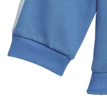 AA-X18 (Adidas infant 3 stripe full zip fleece jogger set blue fusion/white ) 32393585 ADIDAS