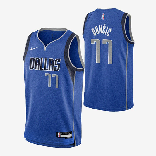 NA-L44 (Nike youth icon swingman jersey dallas mavericks game royal) 122395652