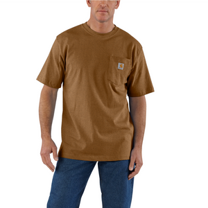 CHA-S1 (Carhartt workwear pocket t-shirt walnut heather) 122192088 CARHARTT