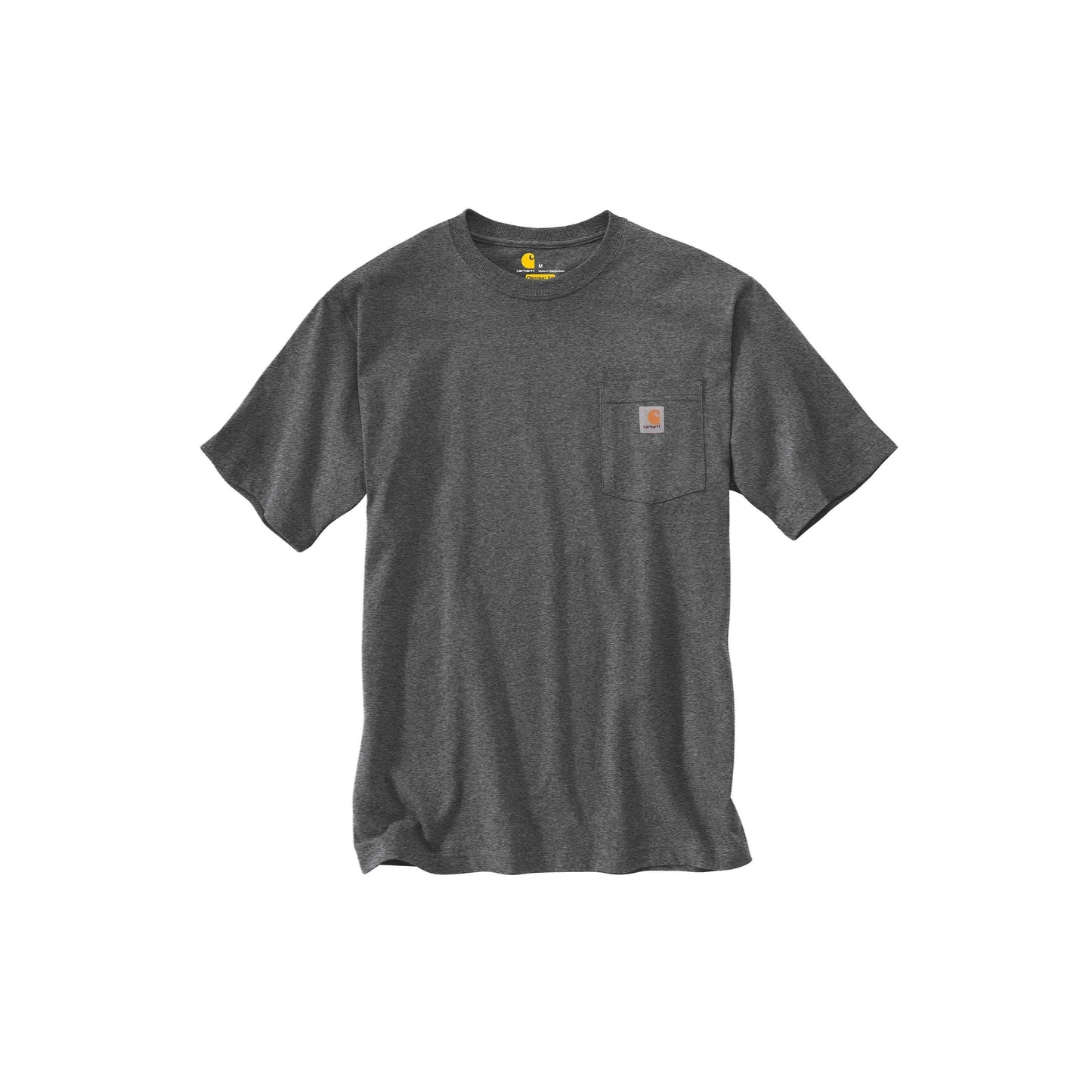 CHA-K (Carhartt workwear pocket t-shirt carbon heather) 72192088 - Otahuhu Shoes