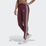 AA-C12 (Adidas loungewear essential 3-stripe leggings victory crimson/white) 102192815 ADIDAS