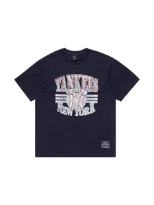 MJA-Z11 (Majestic arch glow stripe tee new york yankees true navy) 92393478