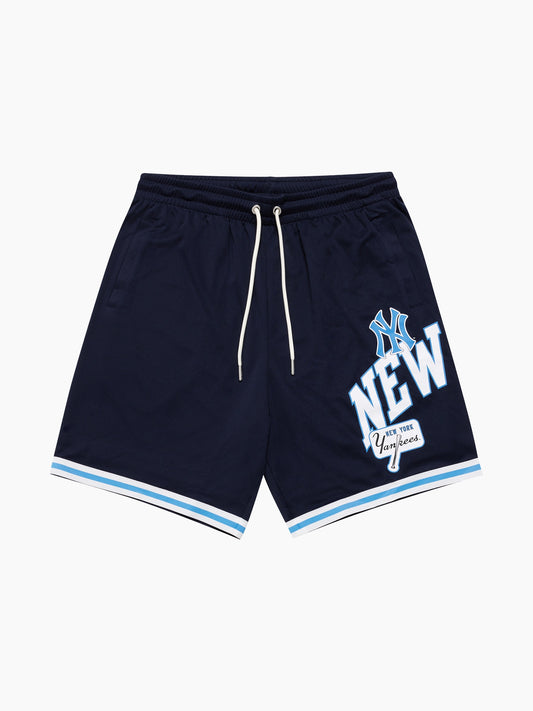 MJA-X12 (Majestic wordmark mesh shorts yankees seaborn) 112395216