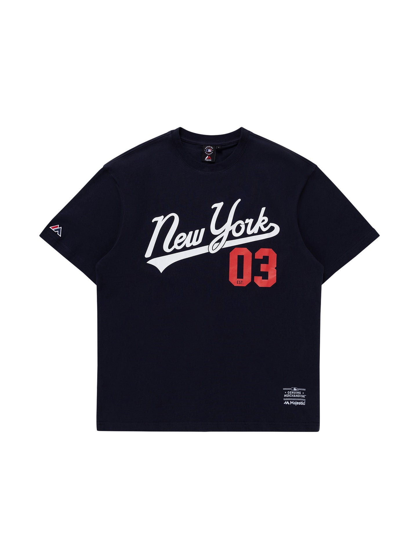 MJA-J12 (Majestic major league baseball script number tee new york yankees vintage seaborn) 102393043