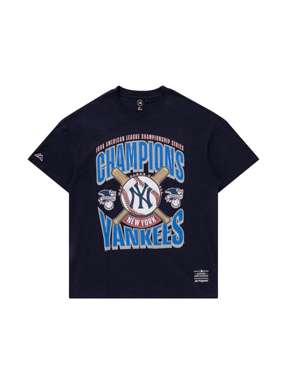 MJA-K12 (Majestic league champs boxy oversize tee new york yankees seaborn) 102393477