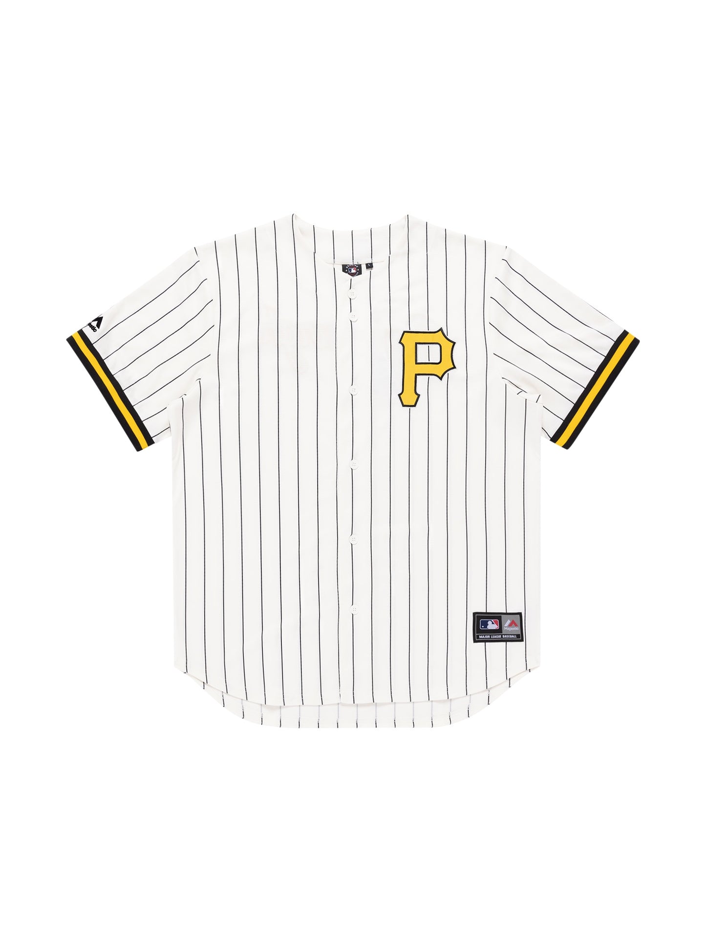 MJA-G9 (Majestic mlb pinstripe replica vintage white) 22395652 MAJESTIC