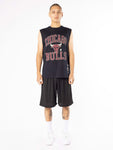 MNA-N16 (Vintage hwc ivy arch muscle tee bulls faded black MNCG0436) 102193260 MITCHELL AND NESS