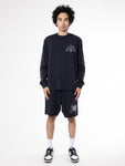 MNA-V20 (Arch long sleeve tee raiders faded black) 72293043 MITCHELL AND NESS